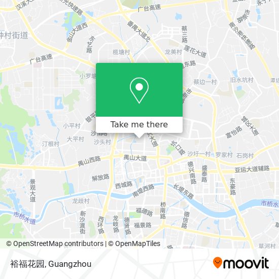 裕福花园 map