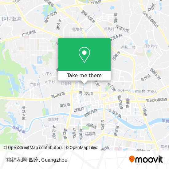 裕福花园-四座 map