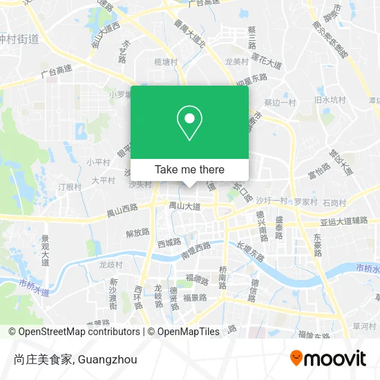 尚庄美食家 map