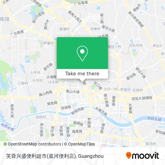 芙蓉兴盛便利超市(嘉河便利店) map