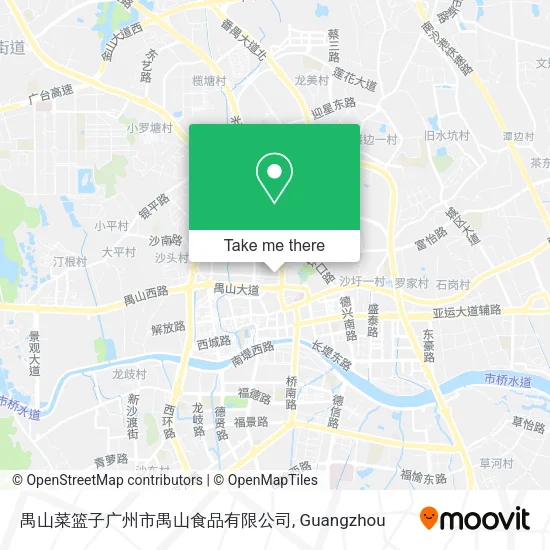 禺山菜篮子广州市禺山食品有限公司 map