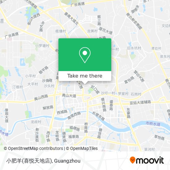 小肥羊(喜悦天地店) map