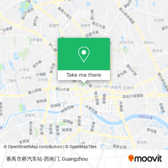番禺市桥汽车站-西南门 map