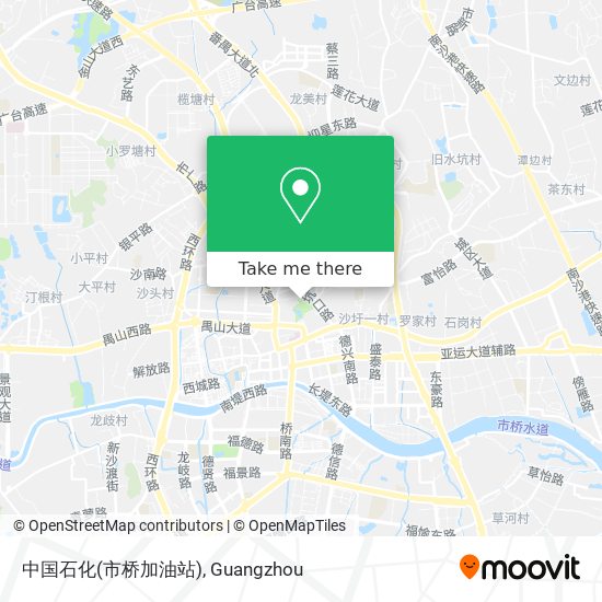 中国石化(市桥加油站) map