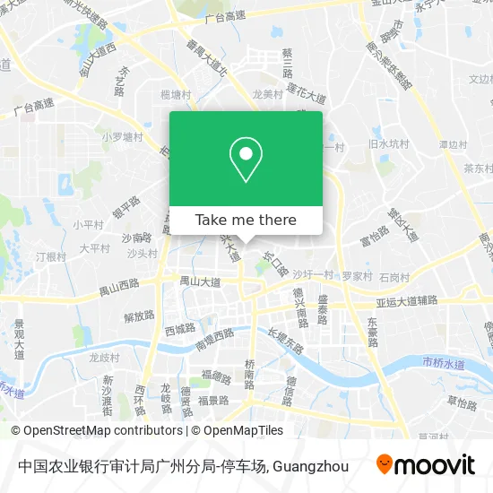 中国农业银行审计局广州分局-停车场 map