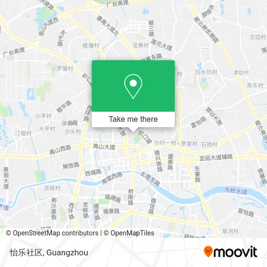 怡乐社区 map