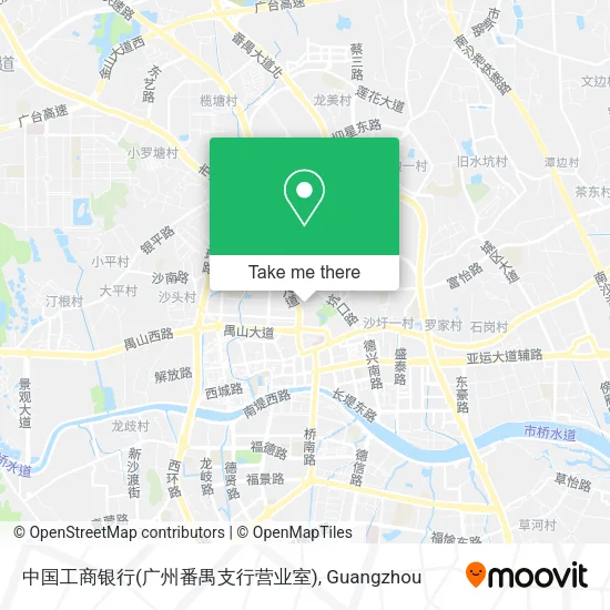 中国工商银行(广州番禺支行营业室) map