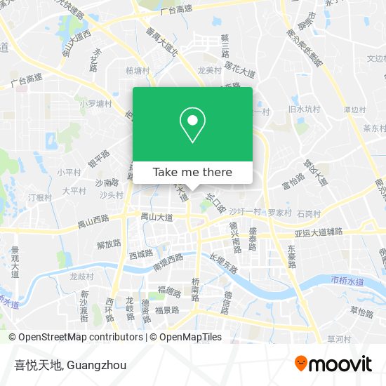 喜悦天地 map