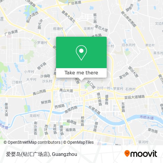 爱婴岛(钻汇广场店) map