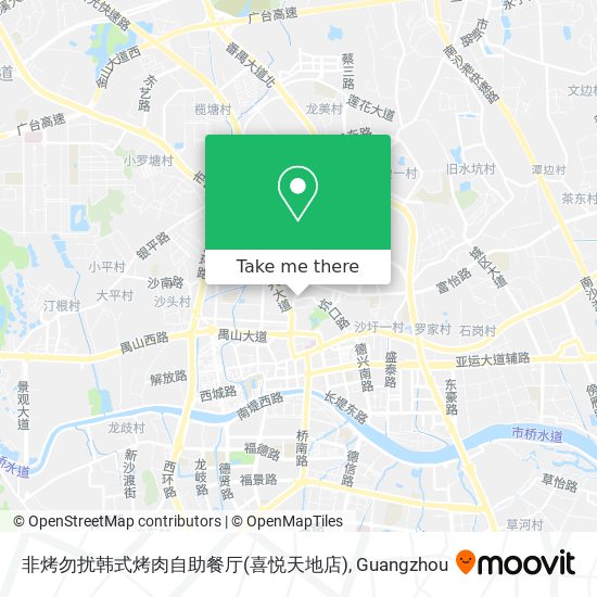 非烤勿扰韩式烤肉自助餐厅(喜悦天地店) map