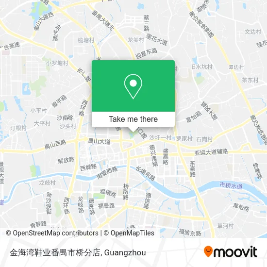 金海湾鞋业番禺市桥分店 map