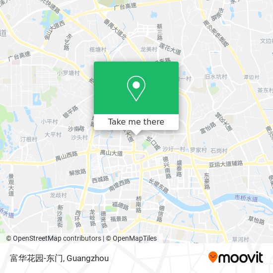 富华花园-东门 map