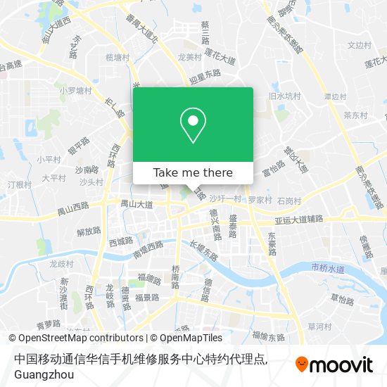 中国移动通信华信手机维修服务中心特约代理点 map