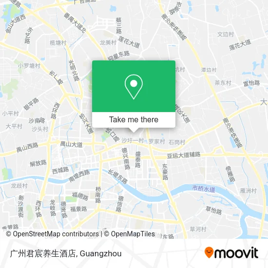广州君宸养生酒店 map
