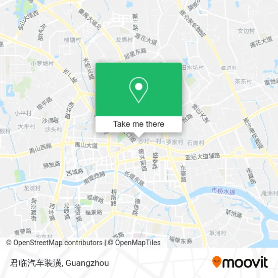 君临汽车装潢 map