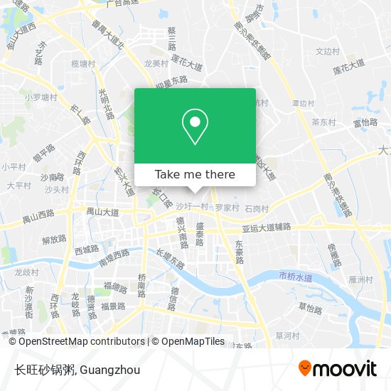 长旺砂锅粥 map