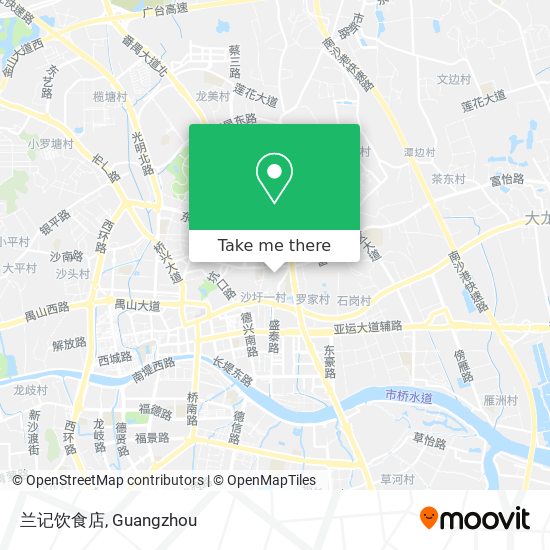 兰记饮食店 map