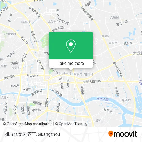 姚叔传统云吞面 map