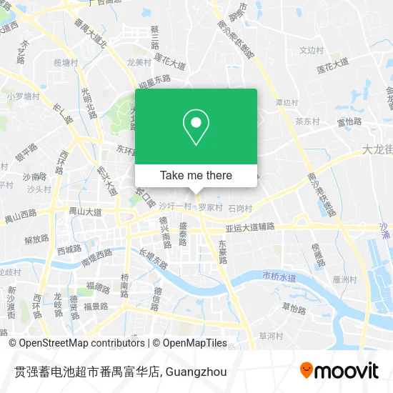 贯强蓄电池超市番禺富华店 map