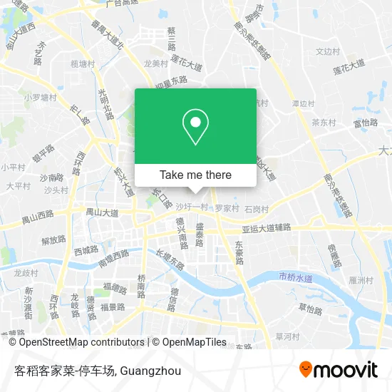 客稻客家菜-停车场 map