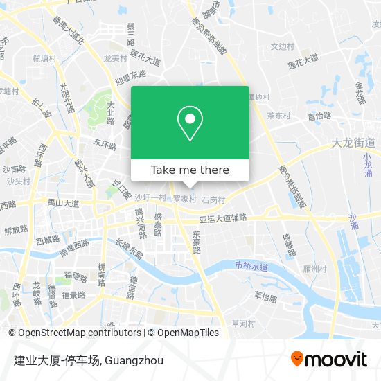 建业大厦-停车场 map