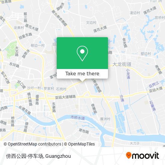 傍西公园-停车场 map