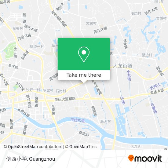 傍西小学 map