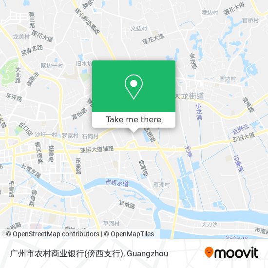 广州市农村商业银行(傍西支行) map