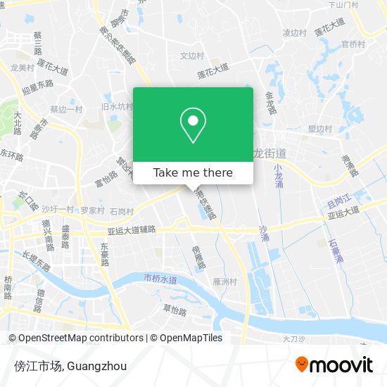 傍江市场 map