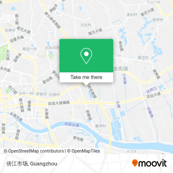 傍江市场 map