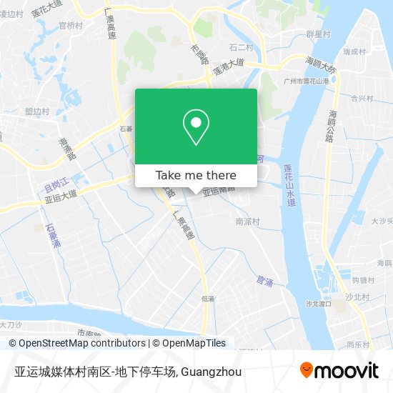 亚运城媒体村南区-地下停车场 map