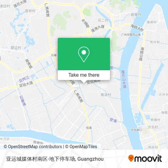亚运城媒体村南区-地下停车场 map