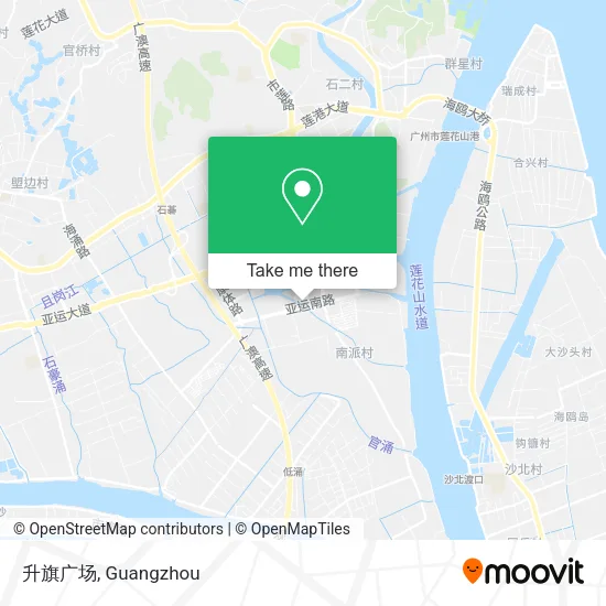 升旗广场 map