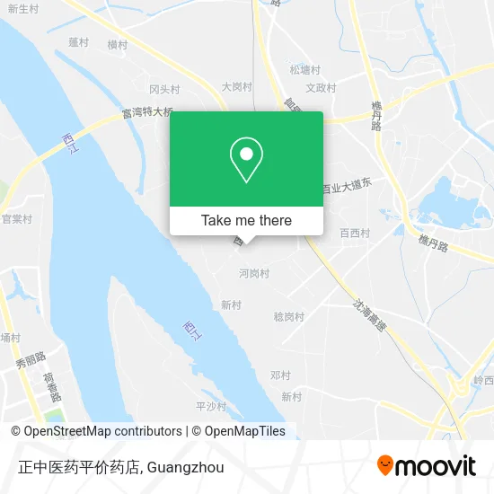 正中医药平价药店 map