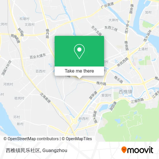 西樵镇民乐社区 map