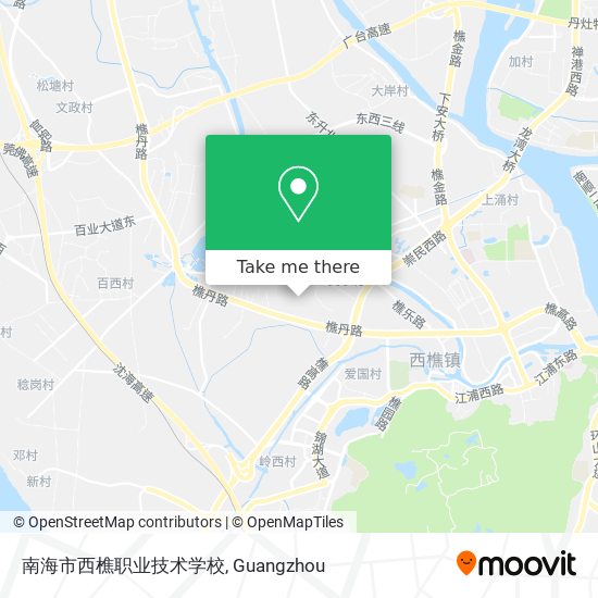 南海市西樵职业技术学校 map