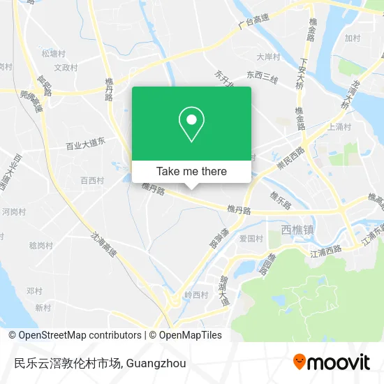 民乐云滘敦伦村市场 map