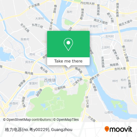 格力电器(no.粤y00229) map