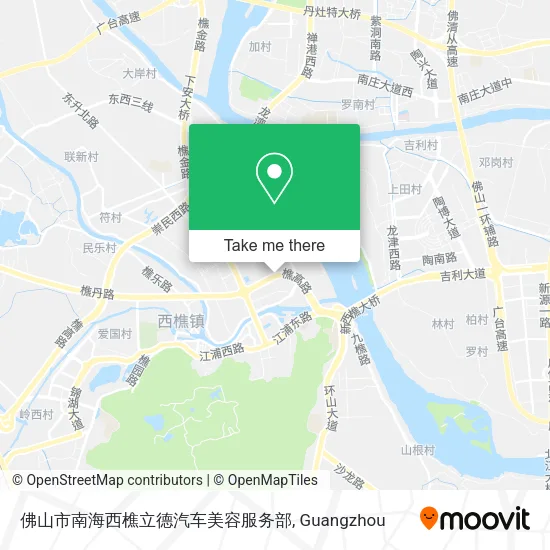 佛山市南海西樵立德汽车美容服务部 map