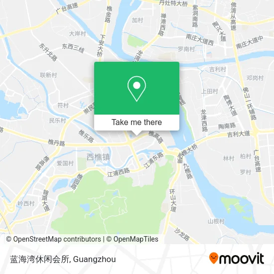 蓝海湾休闲会所 map