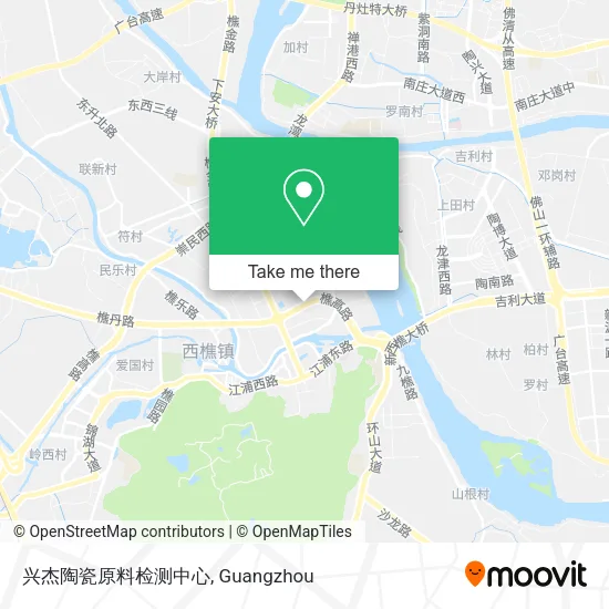 兴杰陶瓷原料检测中心 map