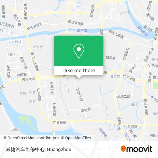 威捷汽车维修中心 map