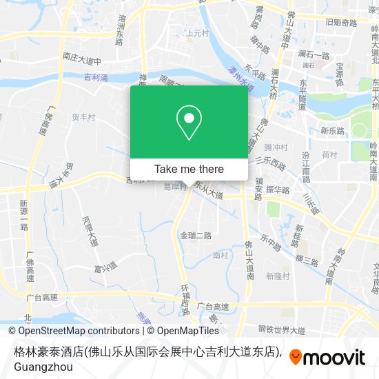 格林豪泰酒店(佛山乐从国际会展中心吉利大道东店) map