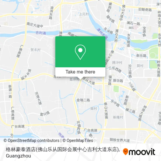 格林豪泰酒店(佛山乐从国际会展中心吉利大道东店) map