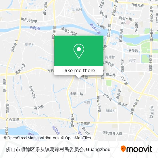 佛山市顺德区乐从镇葛岸村民委员会 map