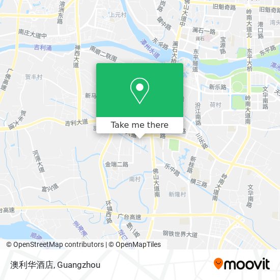 澳利华酒店 map