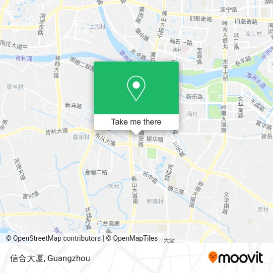 信合大厦 map
