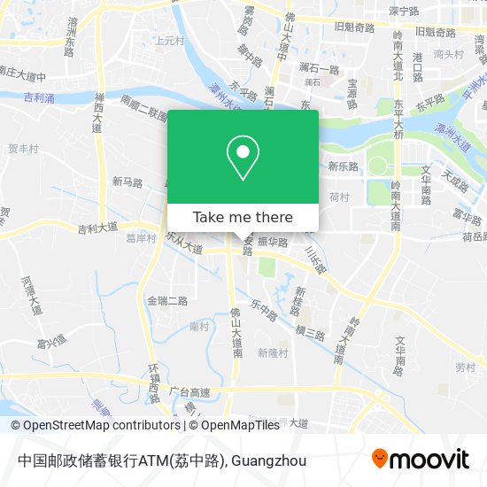 中国邮政储蓄银行ATM(荔中路) map