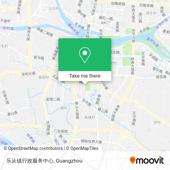 乐从镇行政服务中心 map