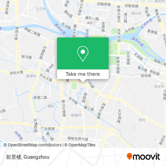 前景楼 map